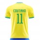 Brasilien Philippe Coutinho 11 2023/2024 Hemma Fotbollströjor Kortärmad